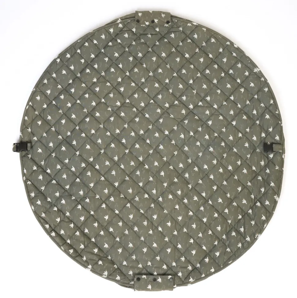 Sac à jouets / tapis d'éveil 2 en 1 en coton bio soft birds