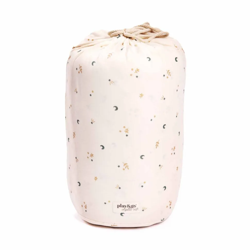 Sac à jouets / tapis d'éveil 2 en 1 en coton bio moon