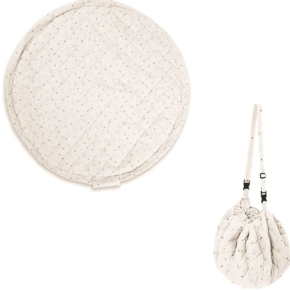 Sac à jouets / tapis d'éveil 2 en 1 en coton bio moon