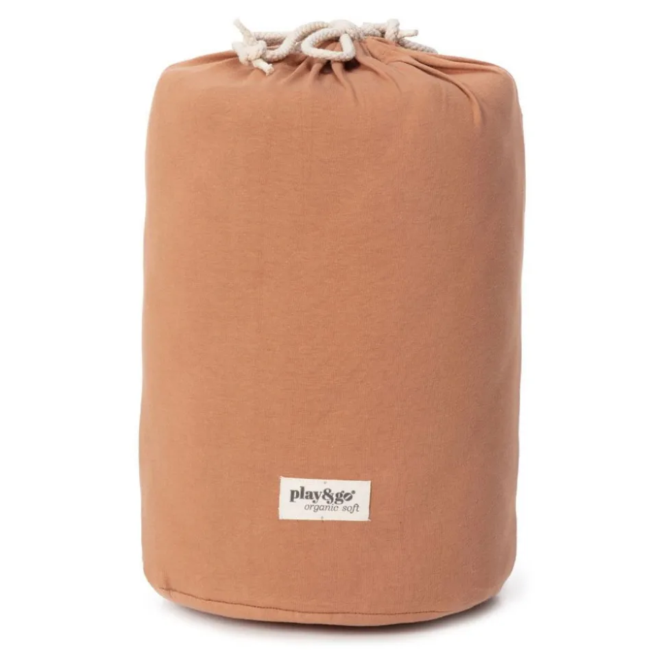 Sac à jouets / tapis d'éveil 2 en 1 en coton bio tawny brown