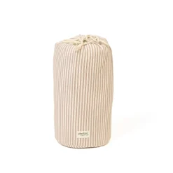 Sac à jouets / tapis d'éveil 2 en 1 noomad soft brown stripes