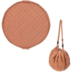 Sac à jouets / tapis d'éveil 2 en 1 noomad soft tawny brown