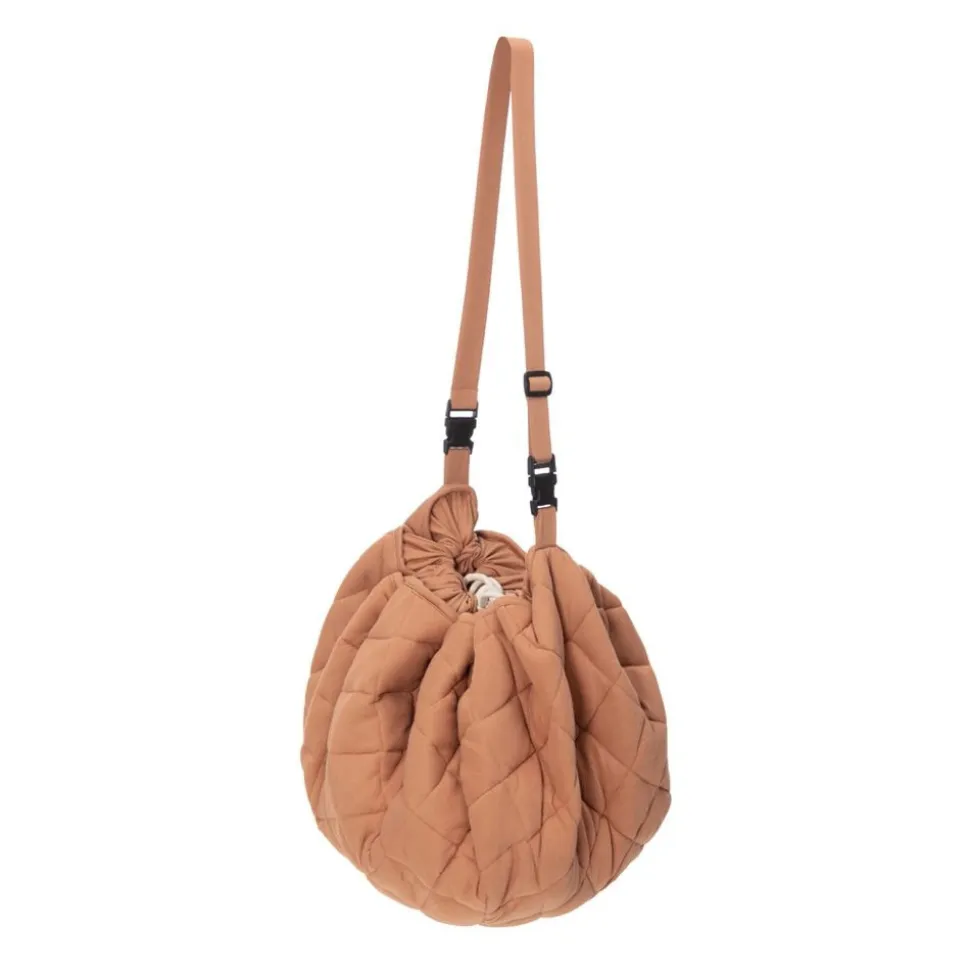 Sac à jouets / tapis d'éveil 2 en 1 noomad soft tawny brown