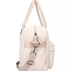 Sac à langer avec matelas à langer velours côtelé sable