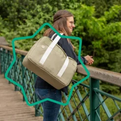 Sac à langer bowling olive