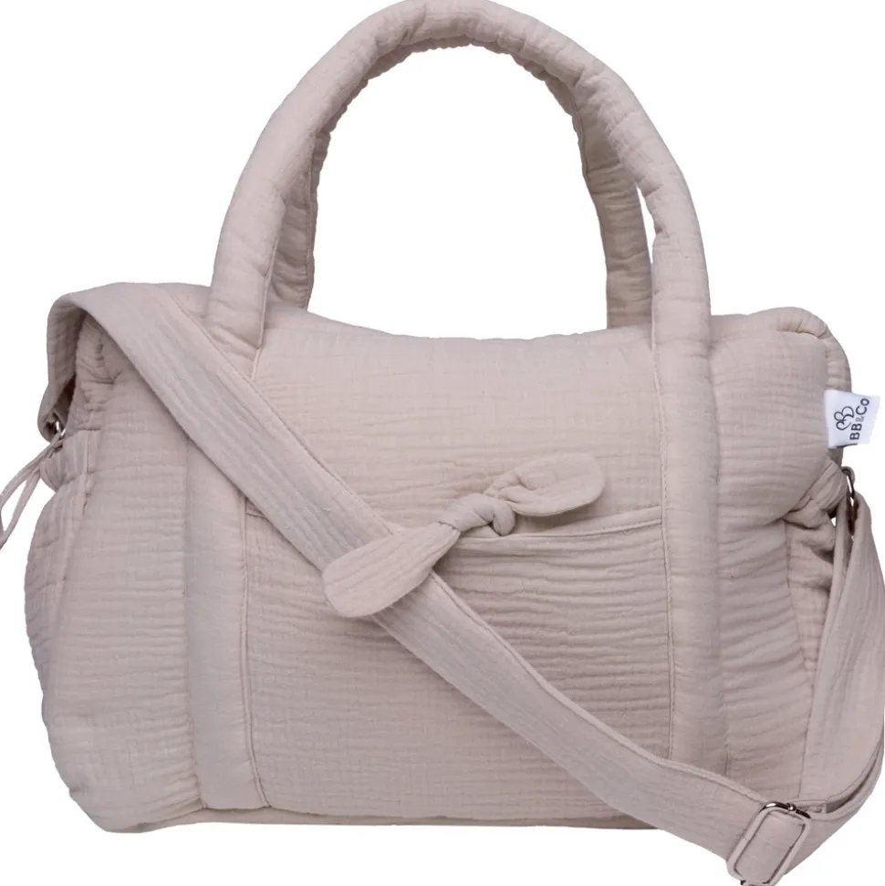 Sac à langer en gaze de coton biscuit