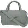 Sac à langer en gaze de coton vert de gris