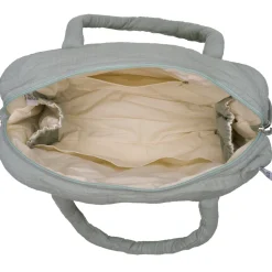 Sac à langer en gaze de coton vert de gris