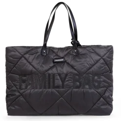 Sac à langer family bag matelassé black