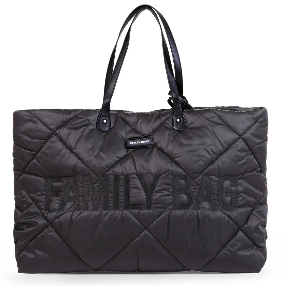 Sac à langer family bag matelassé black