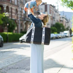 Sac à langer family bag signature canvas noir