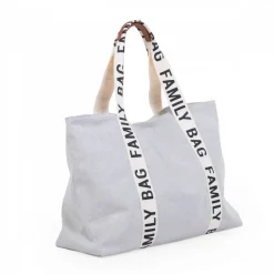 Sac à langer family bag signature canvas gris