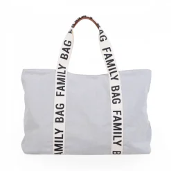 Sac à langer family bag signature canvas gris
