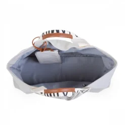 Sac à langer family bag signature canvas gris