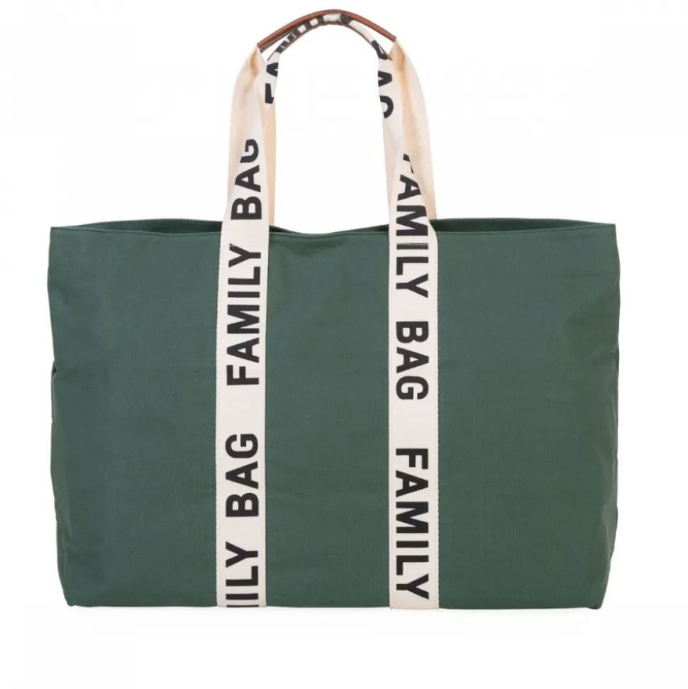 Sac à langer family bag signature canvas vert