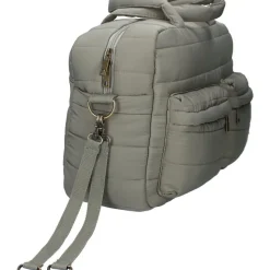 Sac à langer imperméable matelassé avec matelas à langer 2 crochets - vert