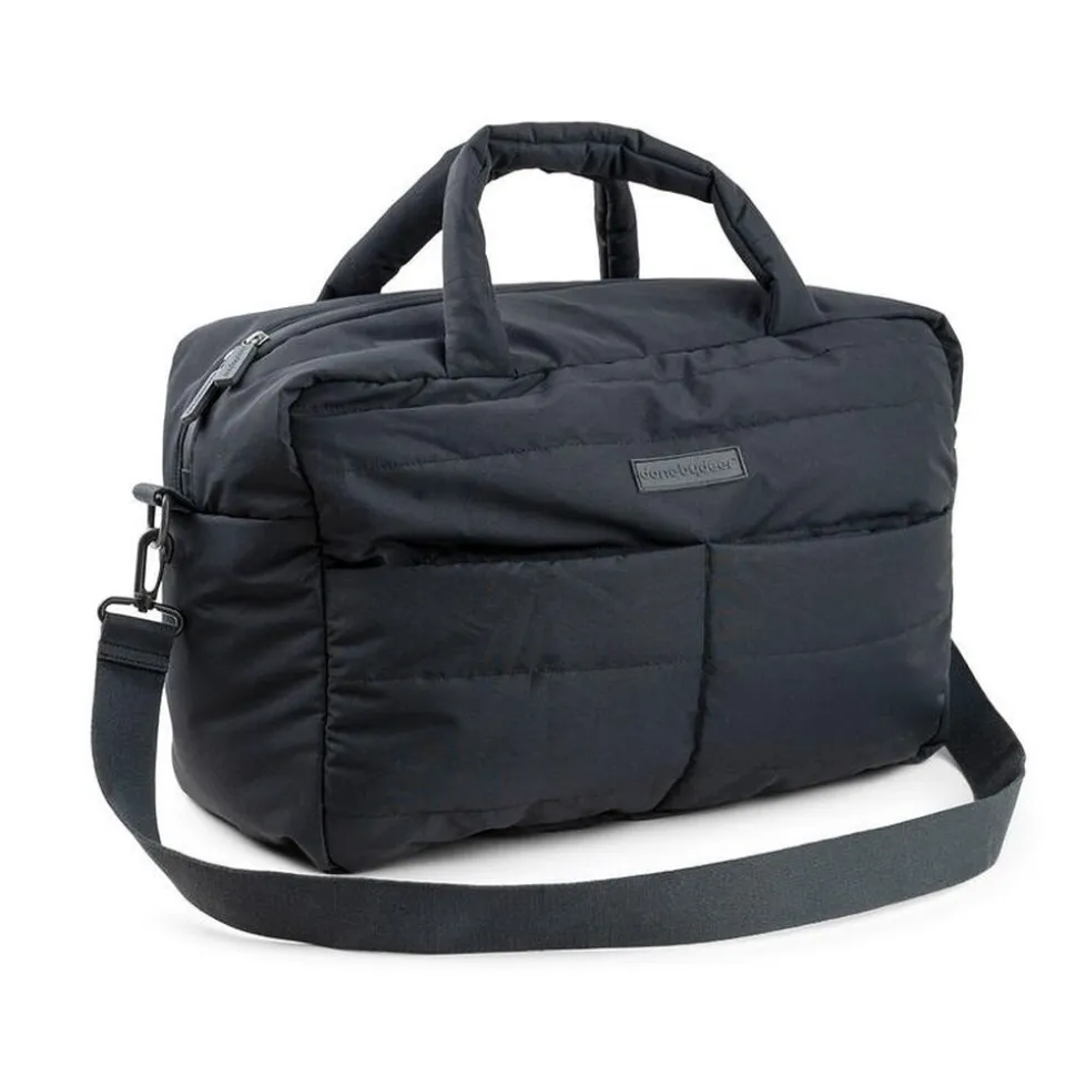 Sac à langer matelassé noir