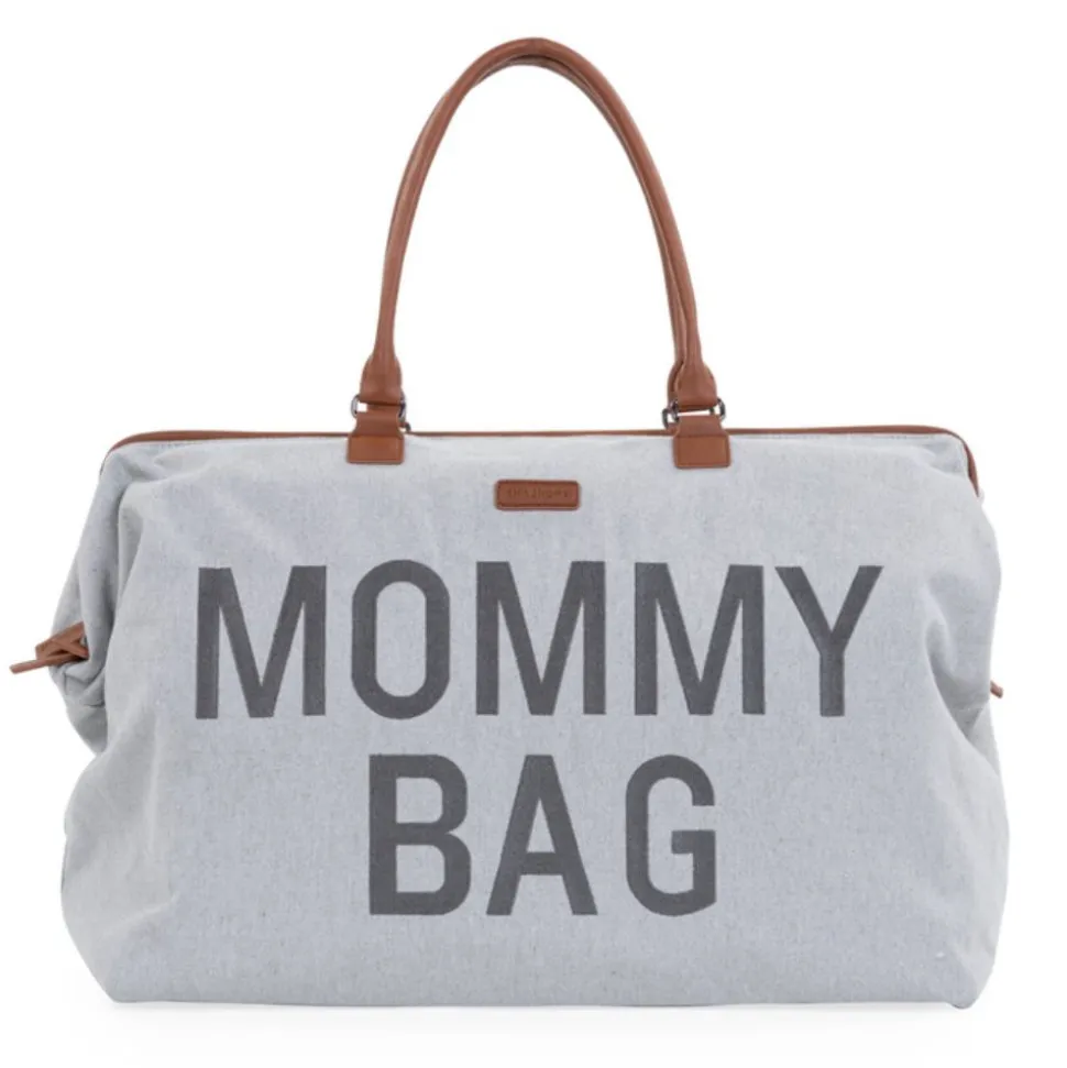 Sac à langer mommy bag canvas gris