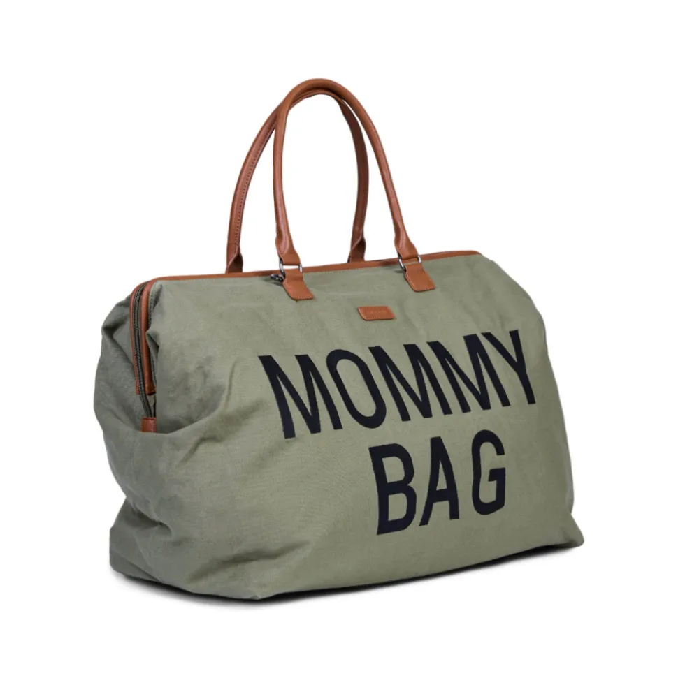 Sac à langer mommy bag canvas kaki