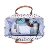 Sac à langer mommy bag canvas léopard