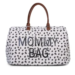 Sac à langer mommy bag canvas léopard