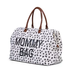 Sac à langer mommy bag canvas léopard