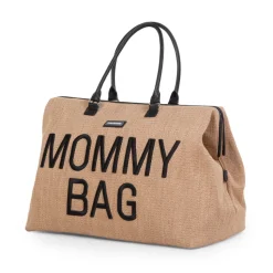Sac à langer mommy bag raffia
