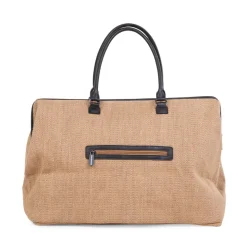 Sac à langer mommy bag raffia
