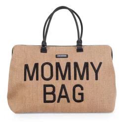 Sac à langer mommy bag raffia
