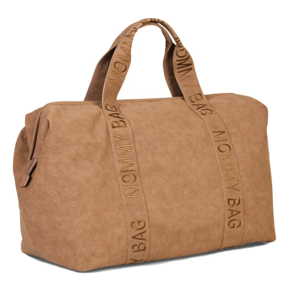 Sac à langer mommy bag signature prestige noisette