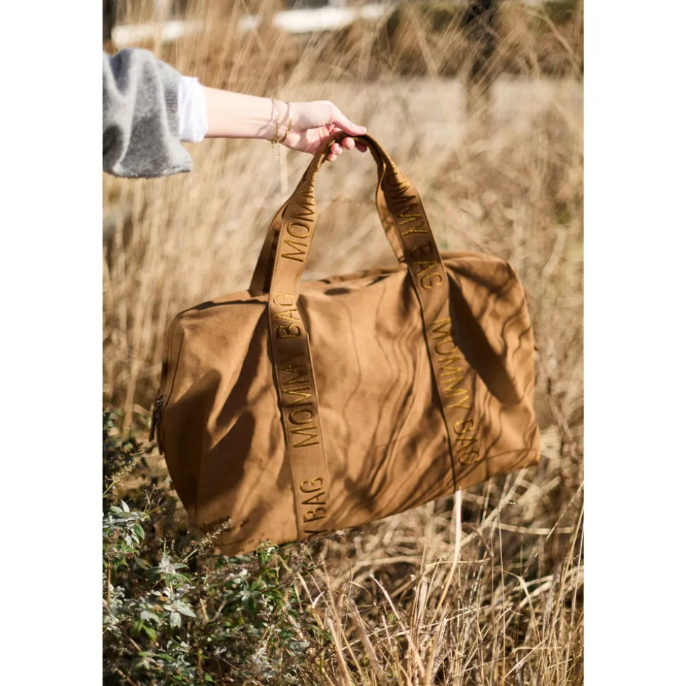 Sac à langer mommy bag signature prestige noisette