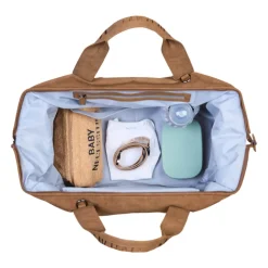 Sac à langer mommy bag signature prestige noisette