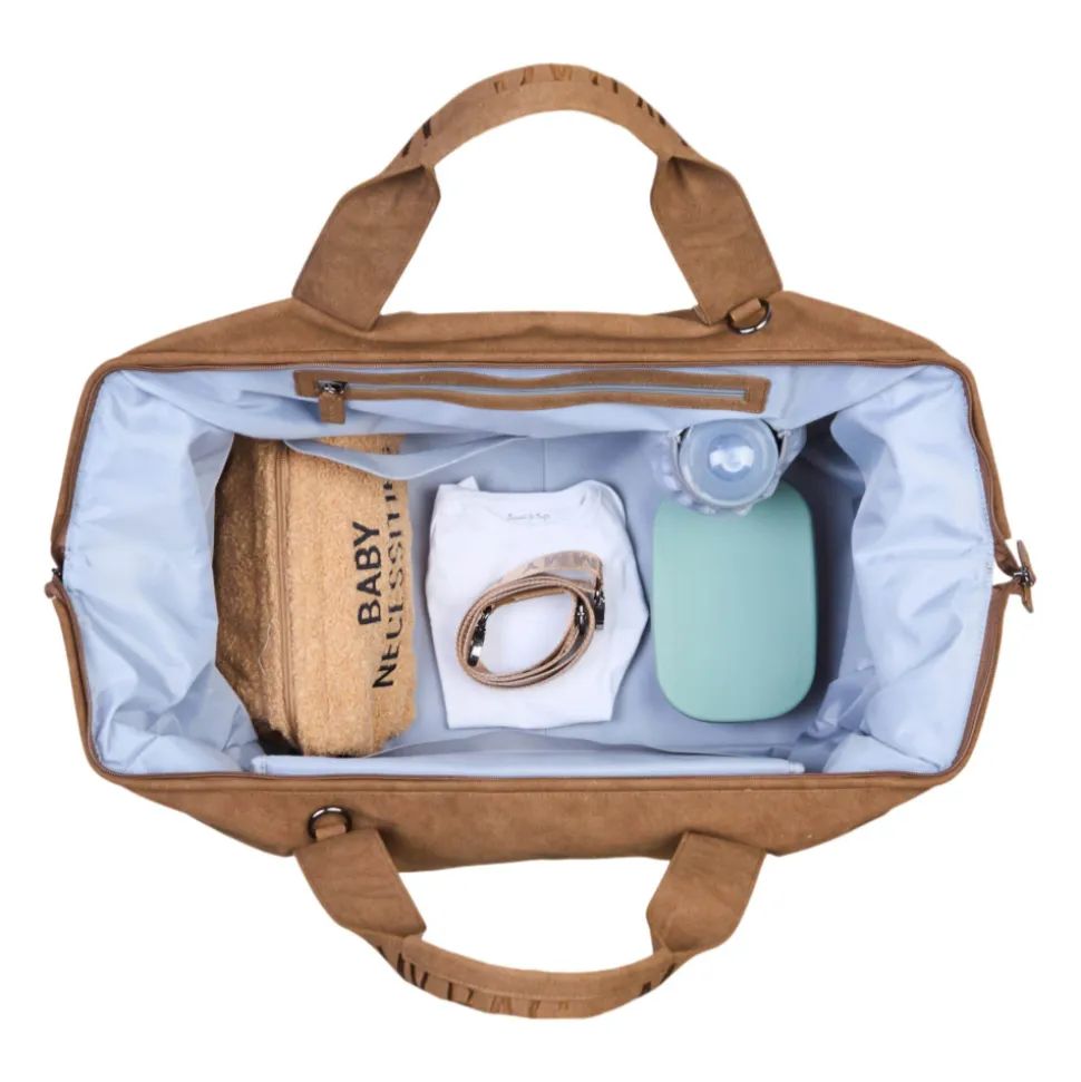 Sac à langer mommy bag signature prestige noisette