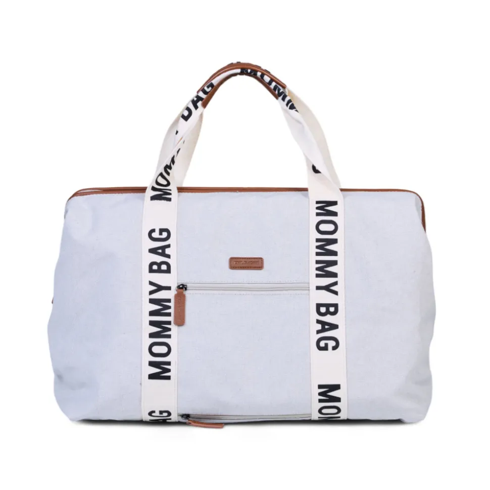 Sac à langer mommy bag signature canvas écru