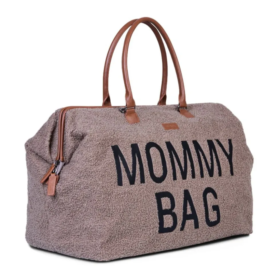 Sac à langer mommy bag teddy brun doux