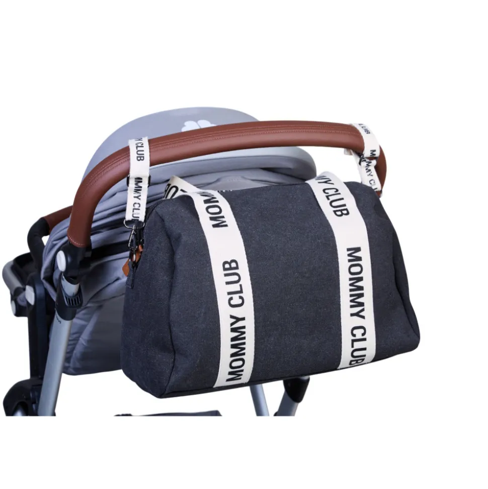 Sac à langer mommy club signature canvas noir