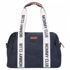 Sac à langer mommy club signature canvas noir