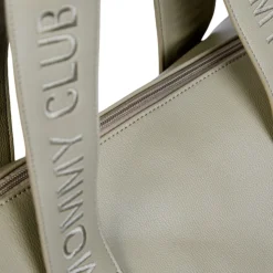 Sac à langer mommy club signature simili cuir vert