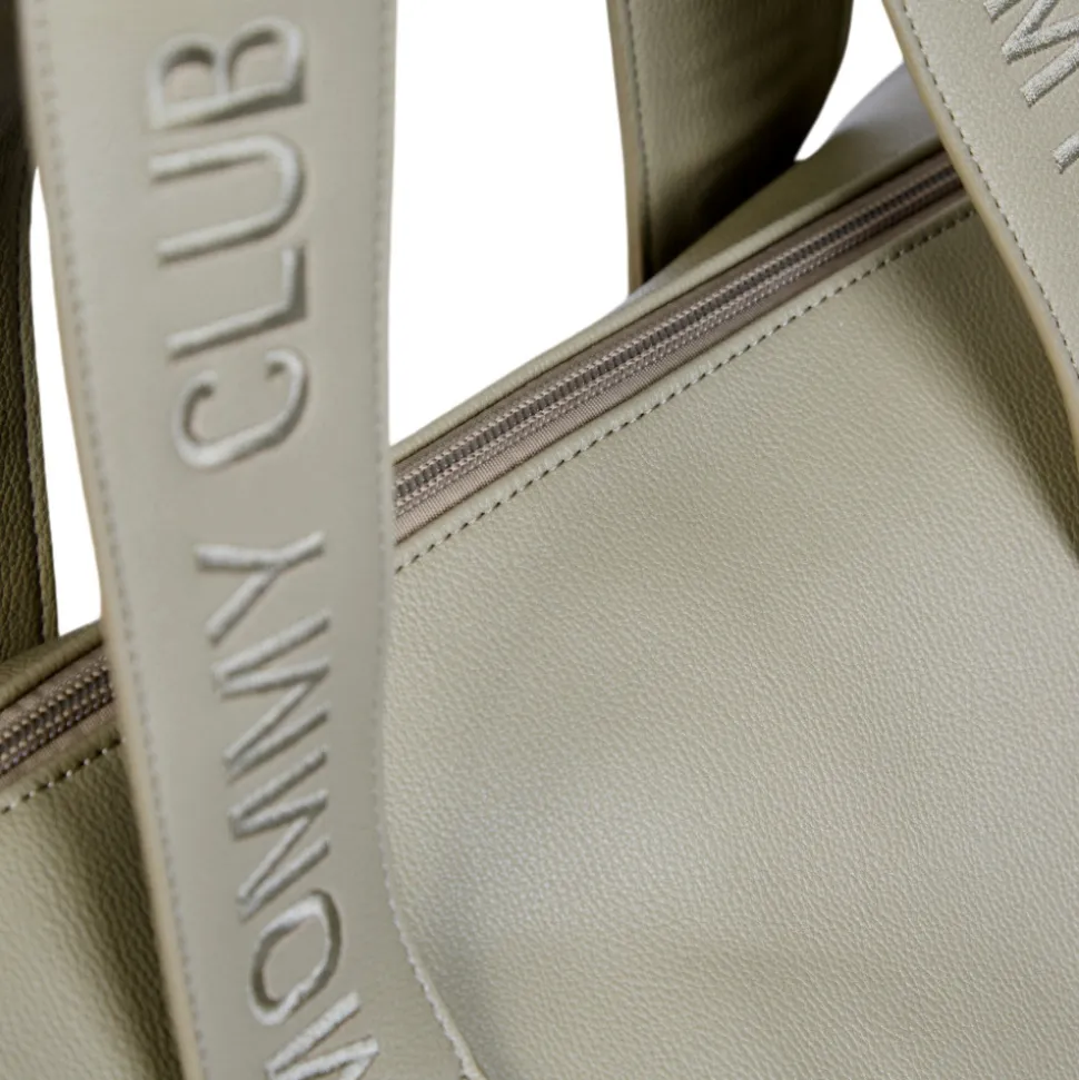 Sac à langer mommy club signature simili cuir vert