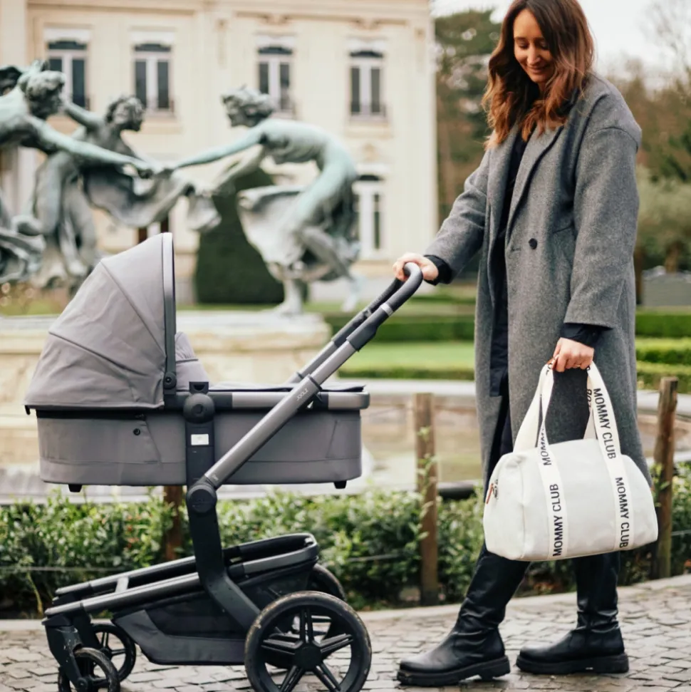 Sac à langer mommy club signature canvas écru