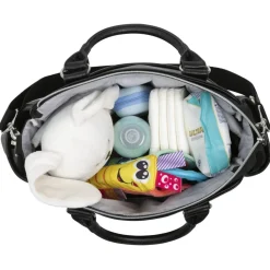 Sac à langer mysa black satin
