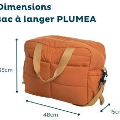 Sac à langer pluméa ocre