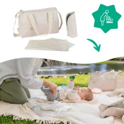 Sac à langer pocketstyle crème
