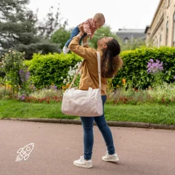 Sac à langer pocketstyle crème