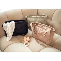 Sac à langer puffed black