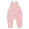 Salopette maille vieux rose 1-3 mois