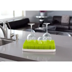 Sèche biberon grass gazon vert