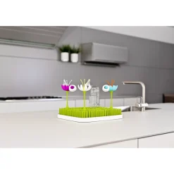 Sèche biberon grass gazon vert