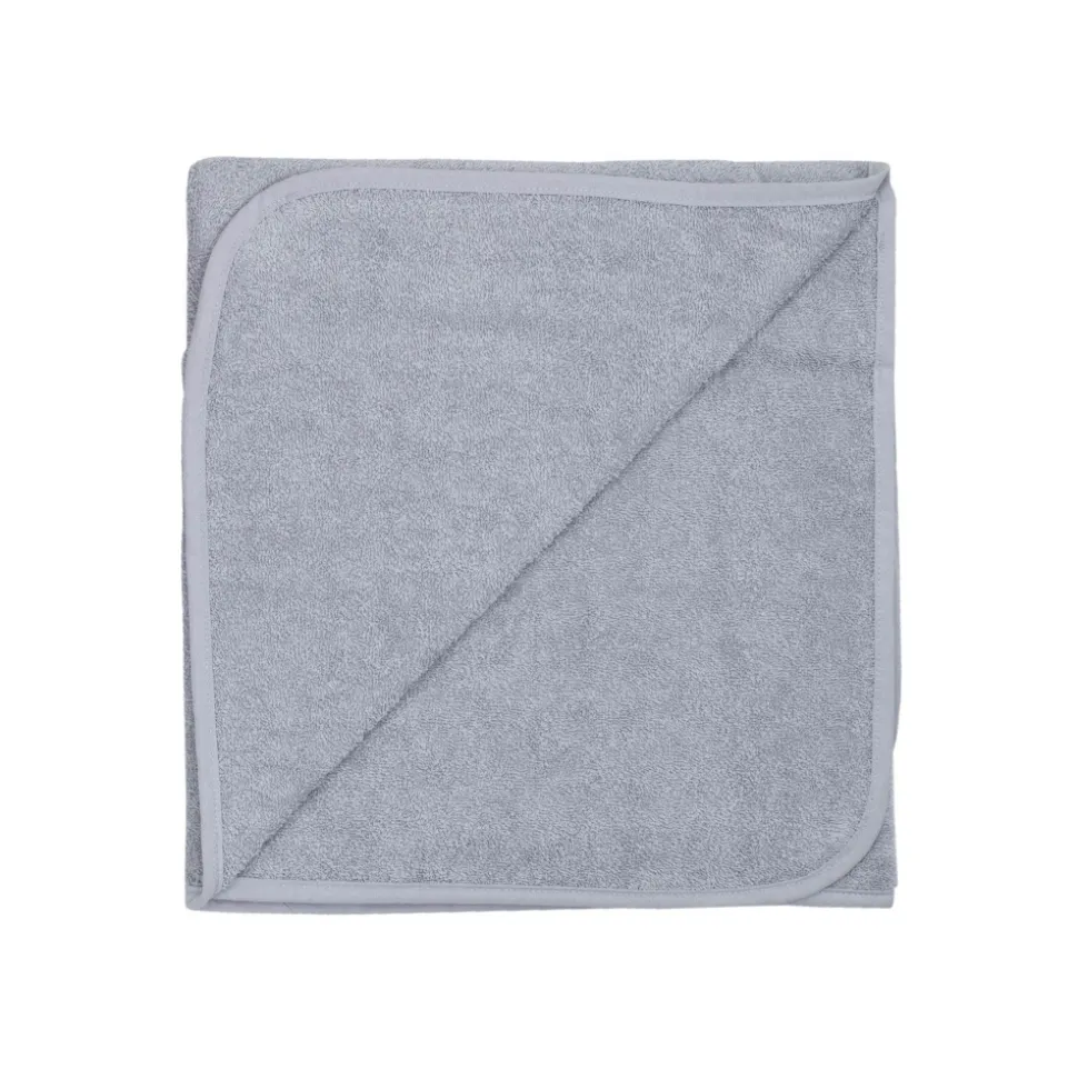 Serviette de bain bébé gris 70x140 cm