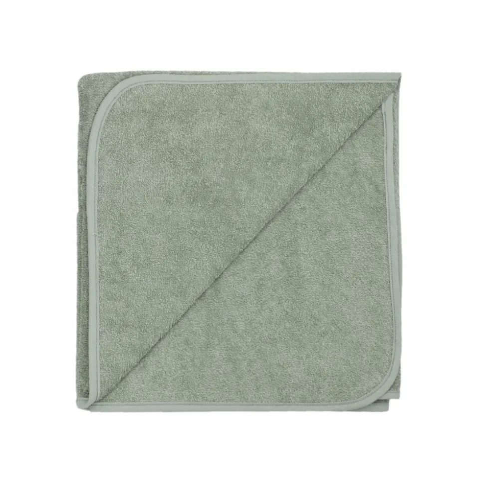 Serviette de bain bébé vert 70x140 cm